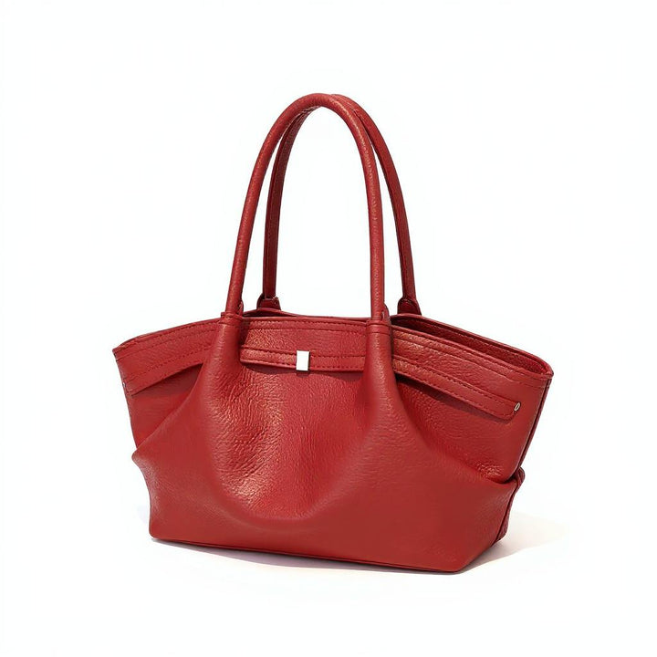 Red Curveline Shoulder Bag