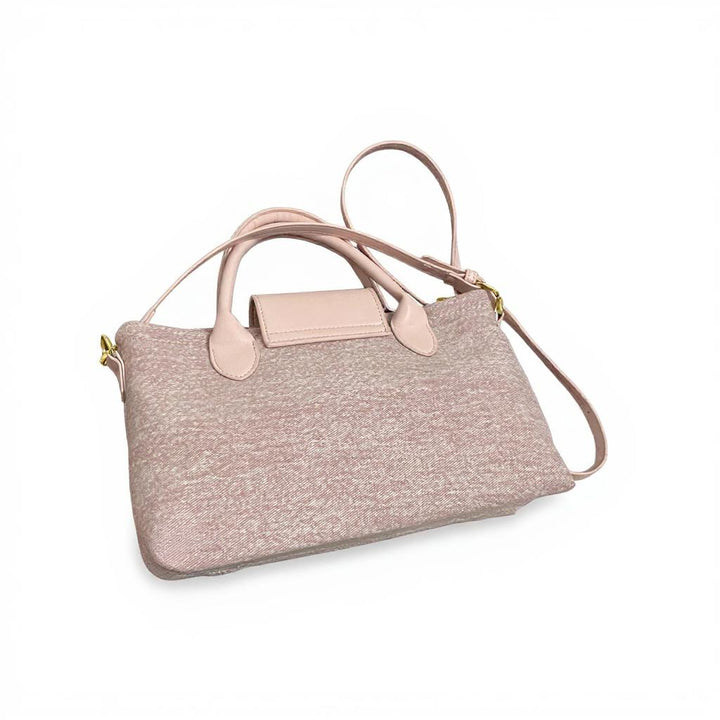 Pink Washed Canvas Hand Bag
