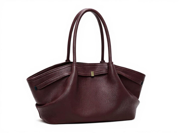 Red Curveline Shoulder Bag