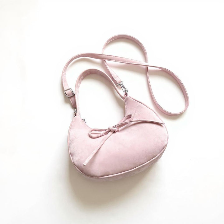 Pink Moon Lit Bow Cross Bag
