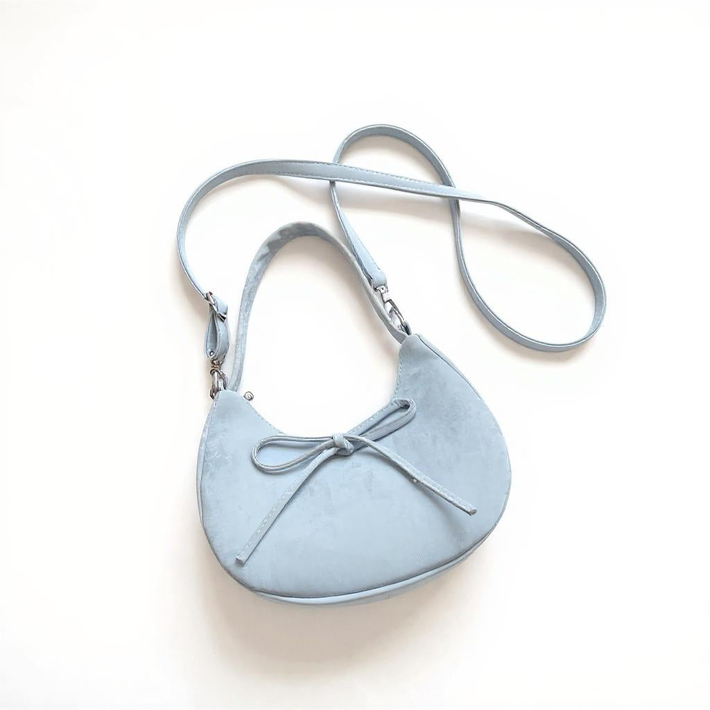 Blue Moon Lit Bow Cross Bag