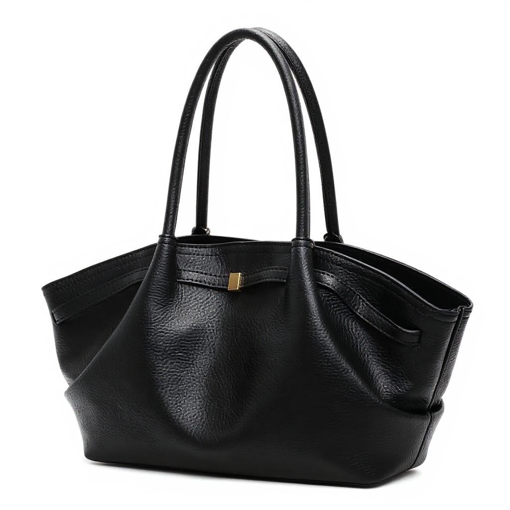 Black Curveline Shoulder Bag
