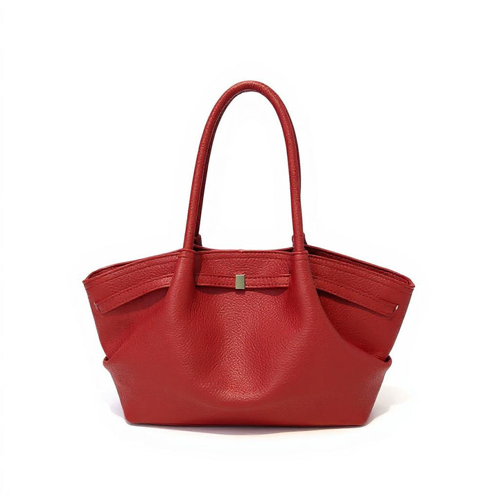 Red Curveline Shoulder Bag