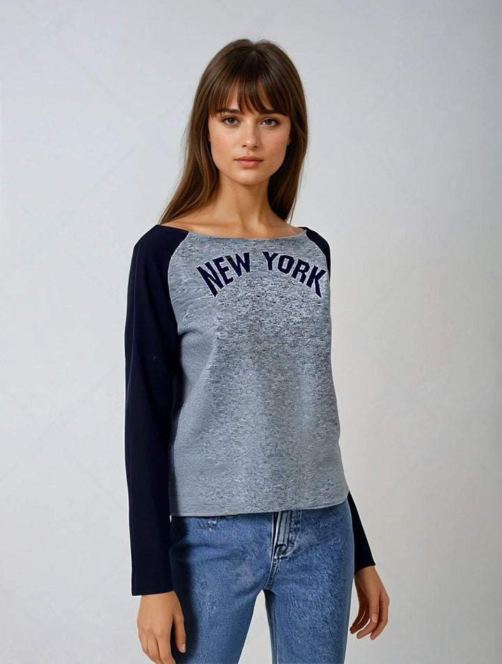 Grey Round Neck T Shirt
